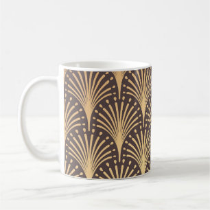 Mug Or Art Déco : Luxe géométrique minimaliste