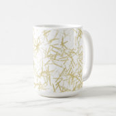 Mug Or Blanc Pailleté Brillance (Devant droit)