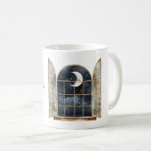 Mug Or Bleu Étoiles Argent (Devant droit)