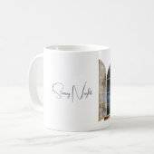 Mug Or Bleu Étoiles Argent (Devant gauche)