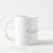 Mug Or Bleu Étoiles Argent (Gauche)