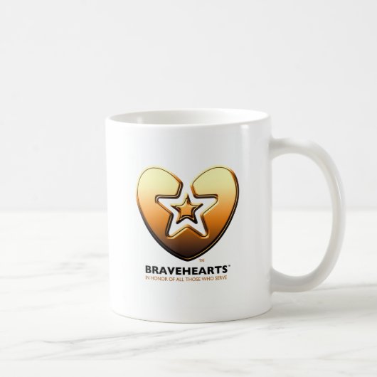 Mug Or de logo de Bravehearts (Droite)
