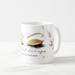 Mug Or de marbre de maquillage de nom de studio