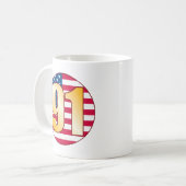 Mug Or des 91 Etats-Unis (Devant gauche)