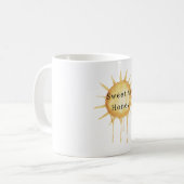 Mug Or Doux Miel Gouttes Soleil (Devant gauche)
