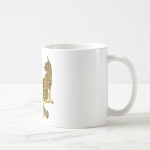 Mug or en bronze des chats 6 celtiques