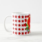 Mug Or Et Coeur Rouge (Gauche)