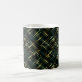 Mug Or Moderne Et Vert Foncé Plaid (Centre)