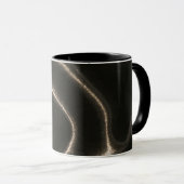 Mug Or noir étincelle (Devant droit)