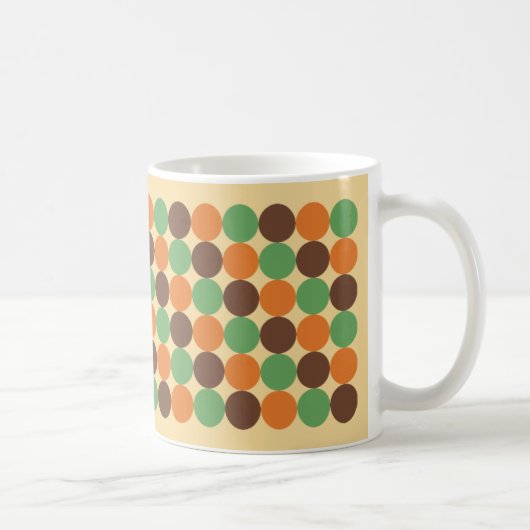 Mug or orange de récolte brûlé par vert d'avocat de (Droite)
