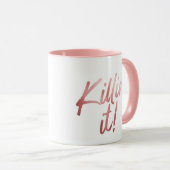 Mug Or rose métallique Killin il rose (Devant droit)