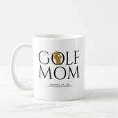 Mug Or tendance "GOLF MOM" (Gauche)