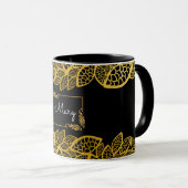 Mug Or Votre Nom (Devant droit)