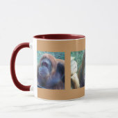 Mug Orang-outan salut !. (Gauche)