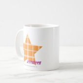 Mug Orange 2 de plaid (Devant gauche)