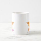 Mug Orange 2 de plaid (Centre)