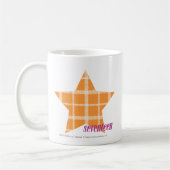 Mug Orange 2 de plaid (Gauche)