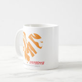 Mug Orange 2 de zèbre (Devant gauche)