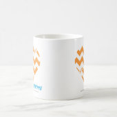 Mug Orange 2 de zigzag (Centre)