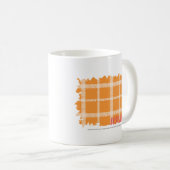 Mug Orange 3 de plaid (Devant droit)