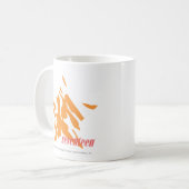 Mug Orange 3 de zèbre (Devant gauche)