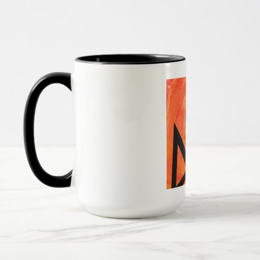 Mug Orange 40 Anniversaire de la Décennie (Gauche)