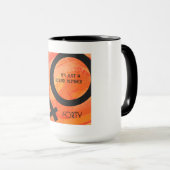 Mug Orange 40 Anniversaire de la Décennie (Devant droit)