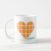 Mug Orange 4 de plaid (Gauche)