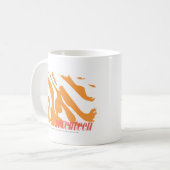 Mug Orange 4 de zèbre (Devant gauche)