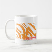 Mug Orange 4 de zèbre (Gauche)