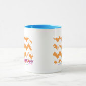 Mug Orange 4 de zigzag (Centre)
