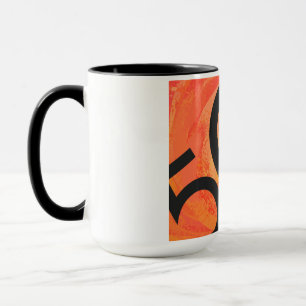 Mug Orange 50 Anniversaire de la Décennie