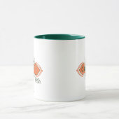 Mug Orange Art Déco Obliviate Spell Graphisme (Centre)