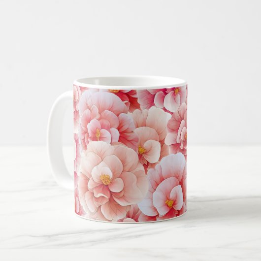 Mug Orange Begonia Flowers (Devant gauche)