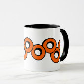 Mug Orange Boo (Devant droit)