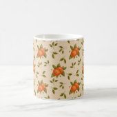 Mug Orange botanique de citrus d'été (Centre)