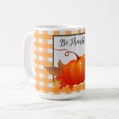 Mug Orange Buffalo, Citrouille De Thanksgiving, A Plai (Devant gauche)