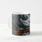 MUG ORANGE CANOÉ SUR LE CORPS D'EAU (Devant gauche)