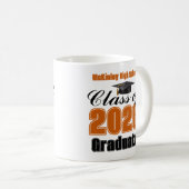 Mug Orange Class of 2026 Graduation Keepsake (Devant droit)