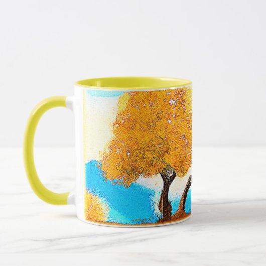 Mug "Orange Coloured Nature" Belle Photo. Commandez dè (Gauche)
