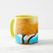 Mug "Orange Coloured Nature" Belle Photo. Commandez dè (Devant gauche)