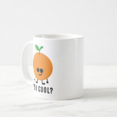Mug Orange, Cool ? (Devant gauche)