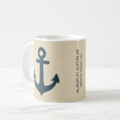 Mug orange Cosy Fall vibes hérisson Citrouille Feuille (Devant gauche)