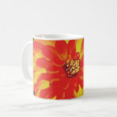 Mug Orange Dahlia (Devant gauche)