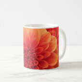 Mug Orange Dahlia (Devant droit)