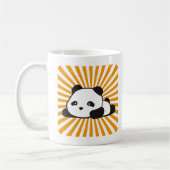 Mug Orange de bruit de panda de Kawaii (Gauche)