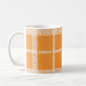 Mug Orange de plaid (Gauche)