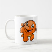 Mug Orange de Poogle (Gauche)
