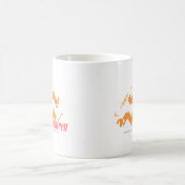 Mug Orange de zigzag (Centre)