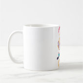 Mug Orange d'éclaboussure de couleur (Gauche)